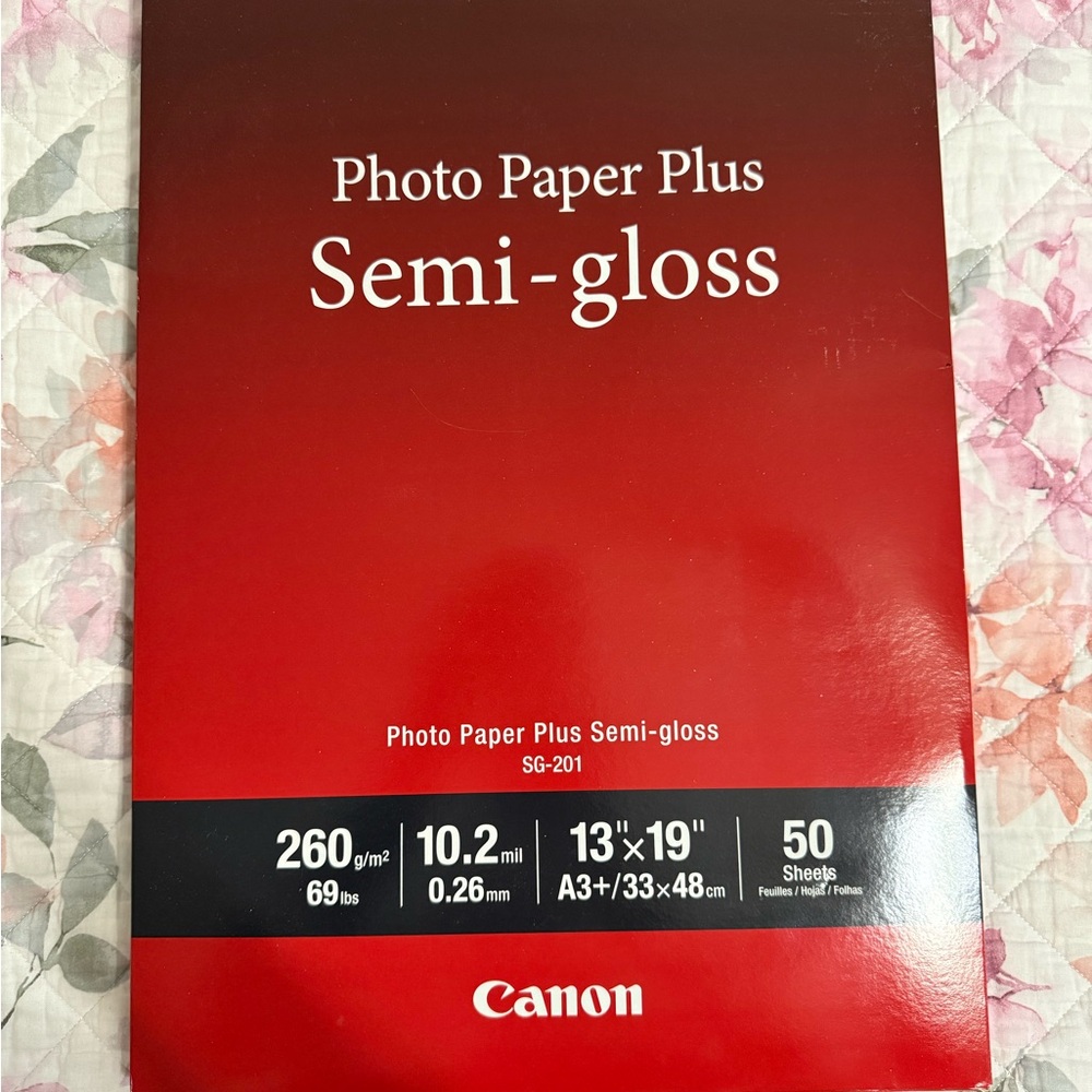 Canon Red Photo Paper Plus Semi-gloss